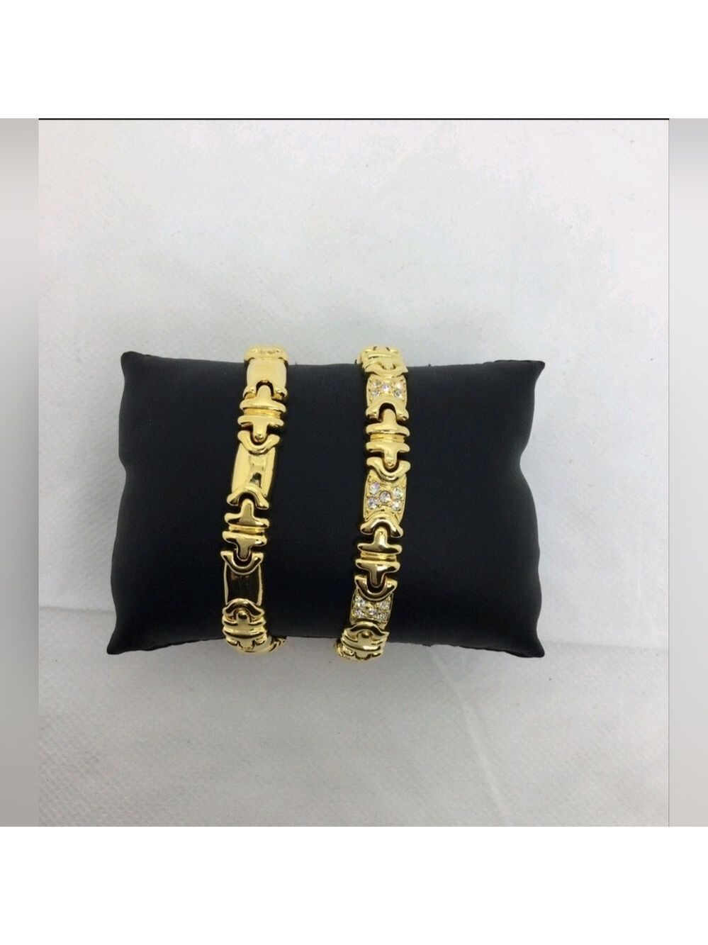 Joan Rivers Classics Collection Goldtone Bracelet Set NOS 7"